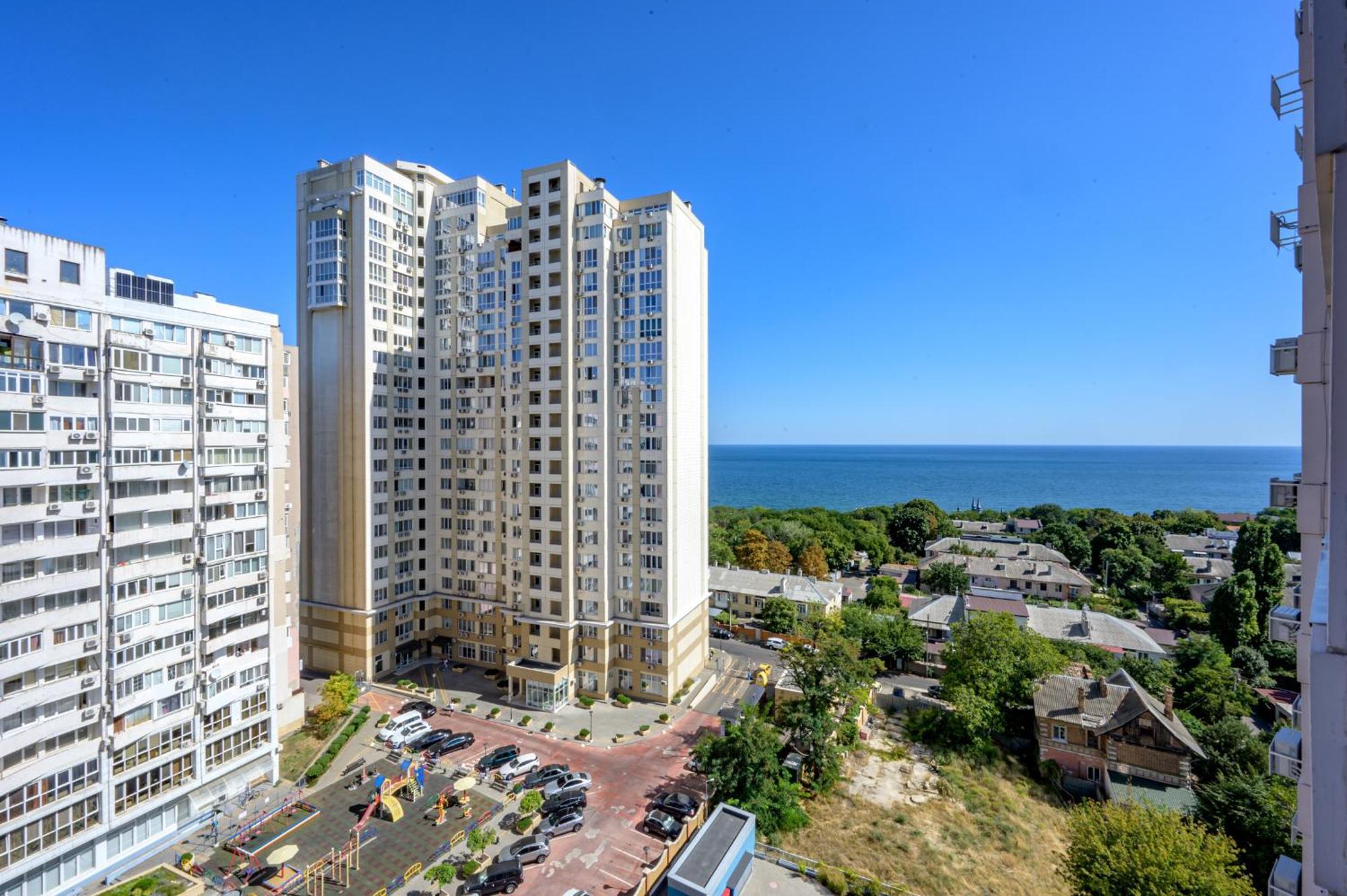 Светлая Квартира Новый Берег Odessa Eksteriør bilde